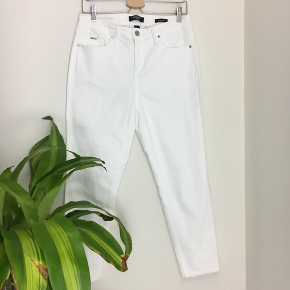 nine west white jeans